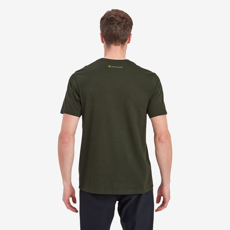 Tricou Montane Forest Barbati Verzi Inchis | HU2361549