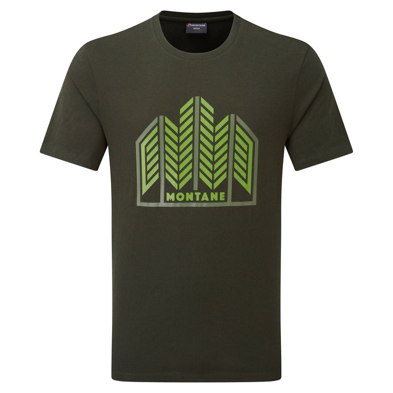 Tricou Montane Forest Barbati Verzi Inchis | HU2361549