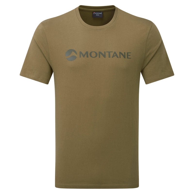 Tricou Montane Mono Logo Barbati Masline Verzi | LA8270196