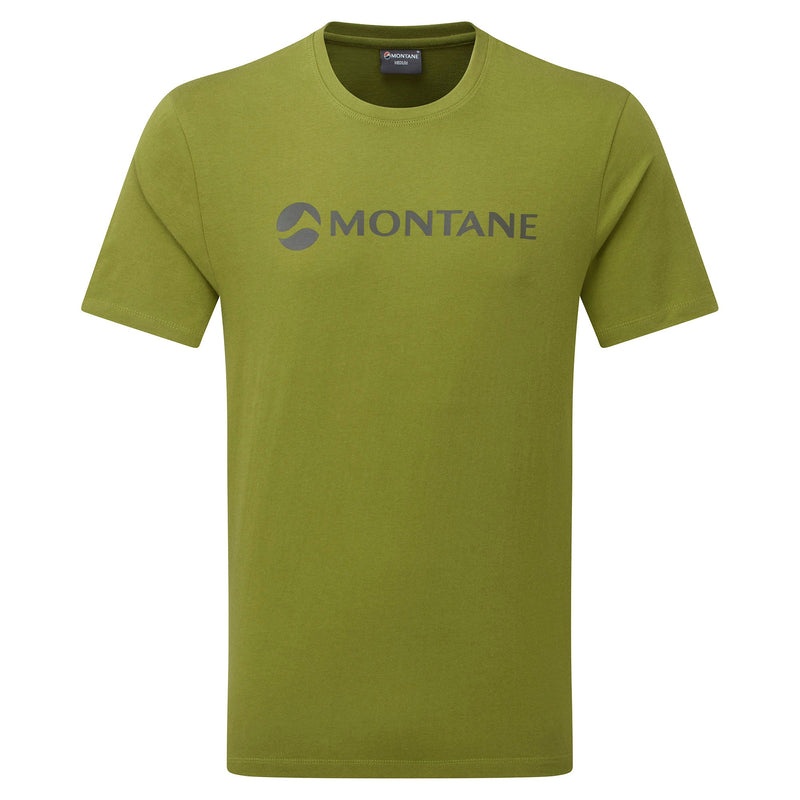 Tricou Montane Mono Logo Barbati Verzi Inchis | ZI5178263