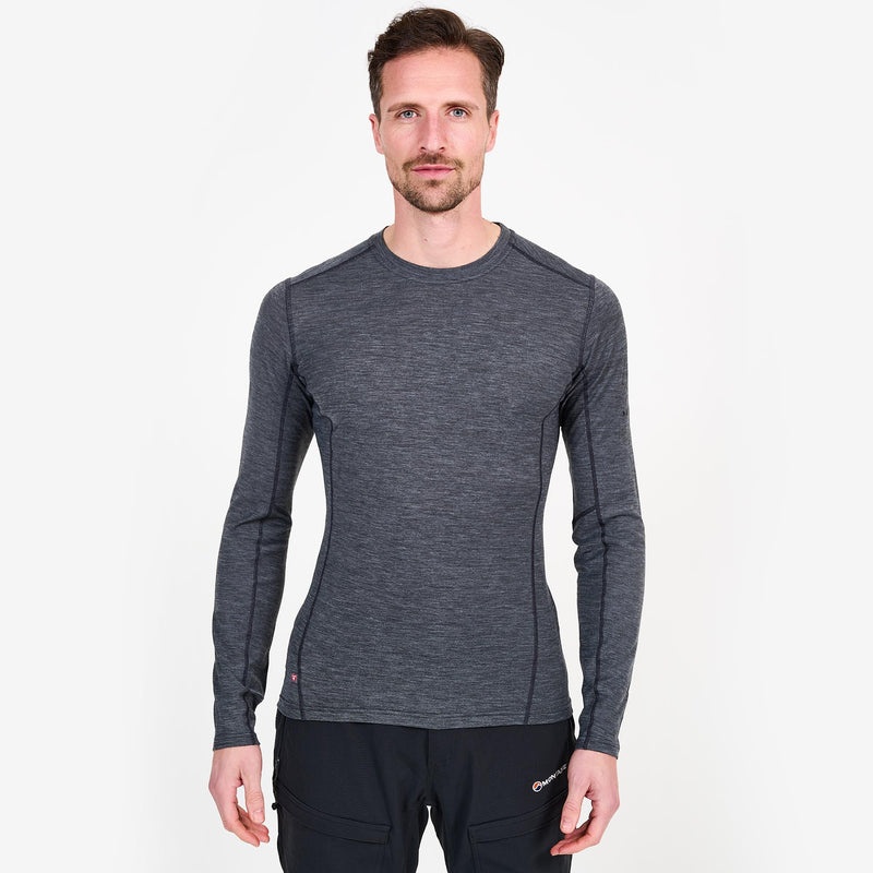 Tricou Montane Primino 140 Long Sleeve Barbati Negrii | BG3621459