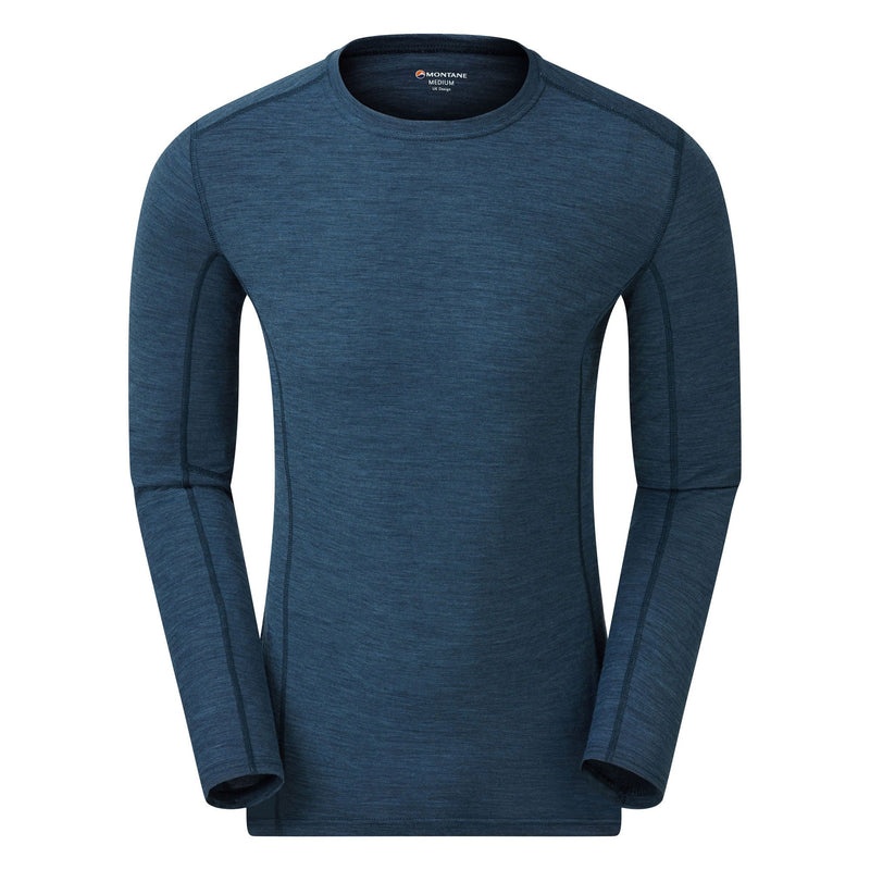 Tricou Montane Primino 140 Long Sleeve Barbati Albastri | ZF2674198