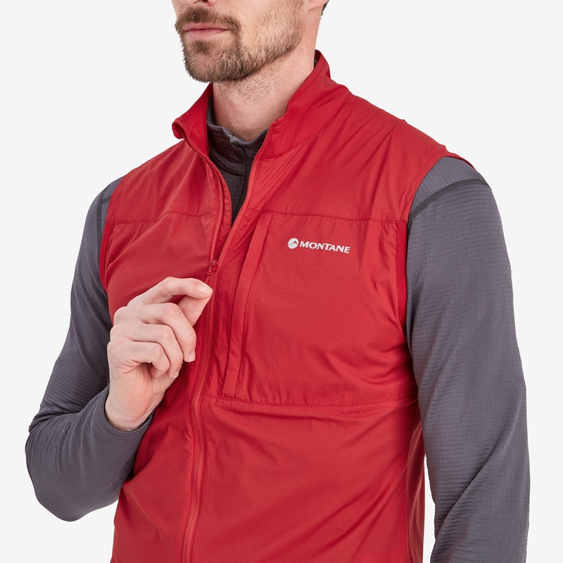 Vesta Montane Featherlite Windproof Barbati Rosii | QH5147609