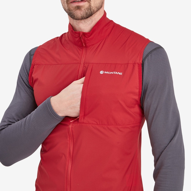 Vesta Montane Featherlite Windproof Barbati Rosii | QH5147609